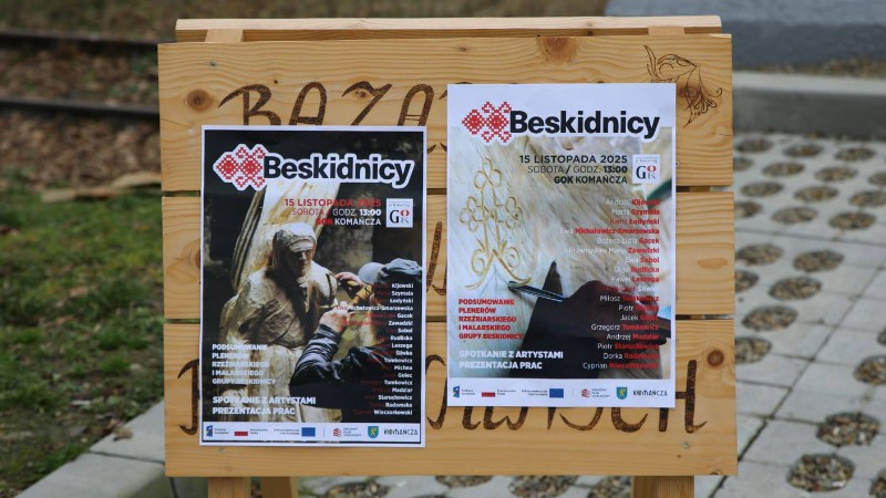 Podsumowanie pleneru malarskiego i rzeźbiarskiego Grupy BESKIDNICY w KOMAŃCZY