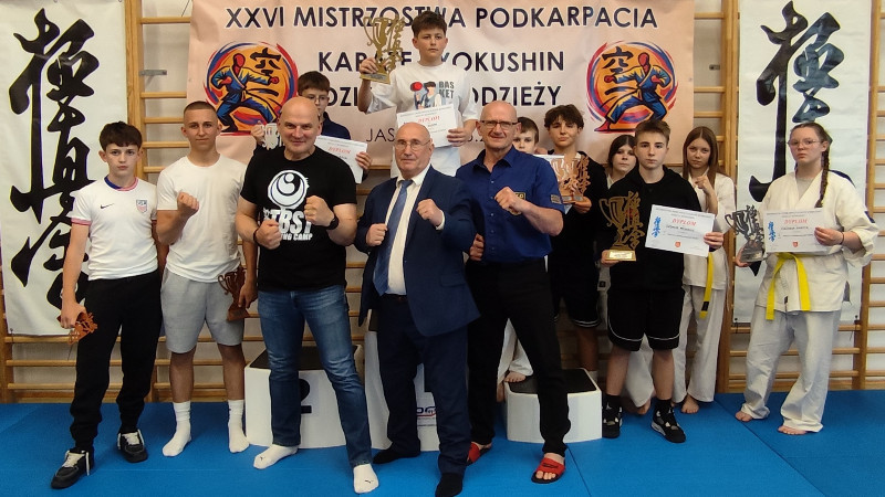 Sukces karateków z Gminy KOMAŃCZA na Mistrzostwach Podkarpacia